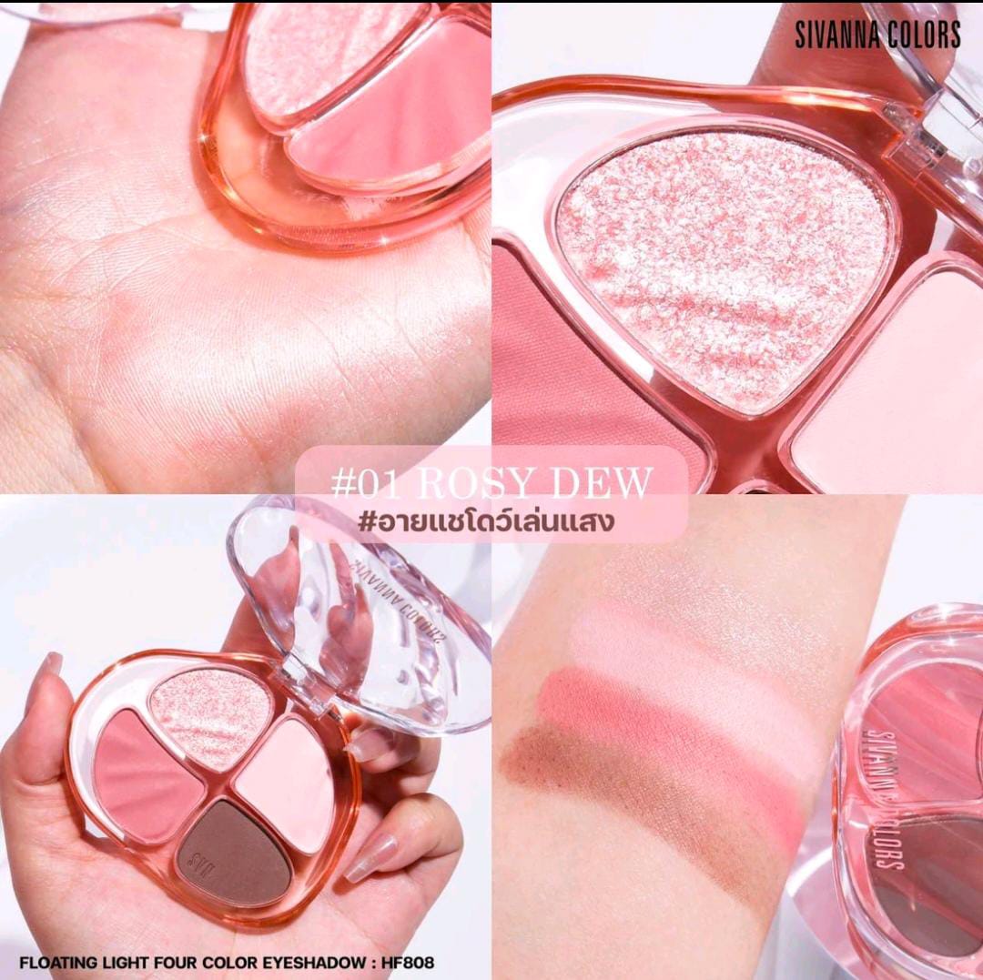 SIVANNA COLORS FLOATING LIGHT FOUR COLOR  EYESHADOW