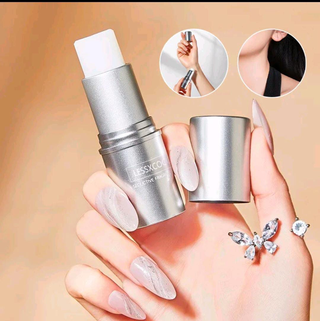 LESSXCOCO Fragrance Balm Stick, Portable, Long-lasting, 7.8g Fragrance Solid Balm (1424)